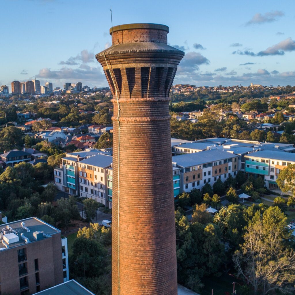 chimney stack drone inspection2
