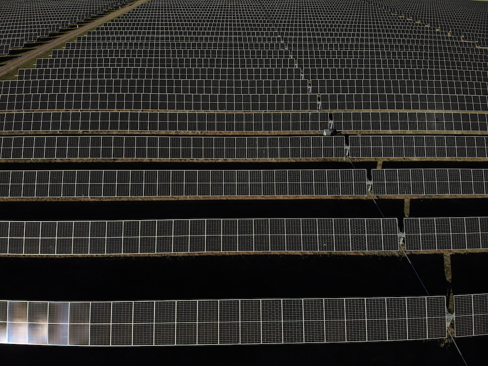 NSW solar farm drone inspection