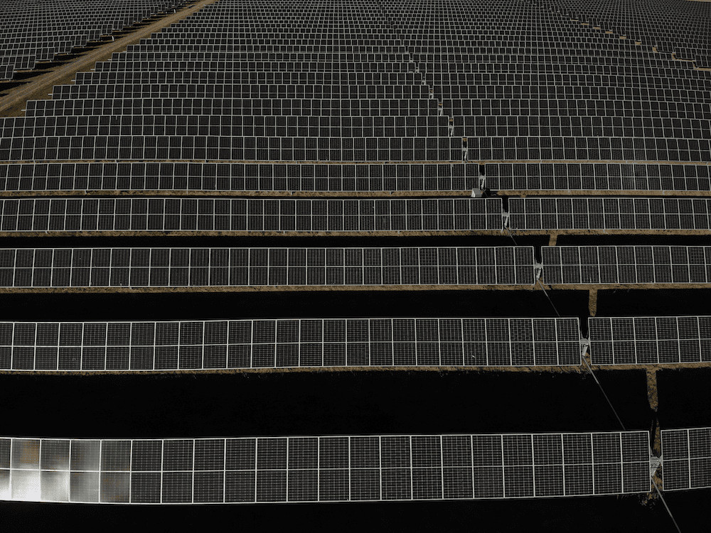 NSW solar farm drone inspection